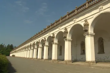 Kolonáda nad Květnou zahradou v Kroměříži je opět přístupná návštěvníkům