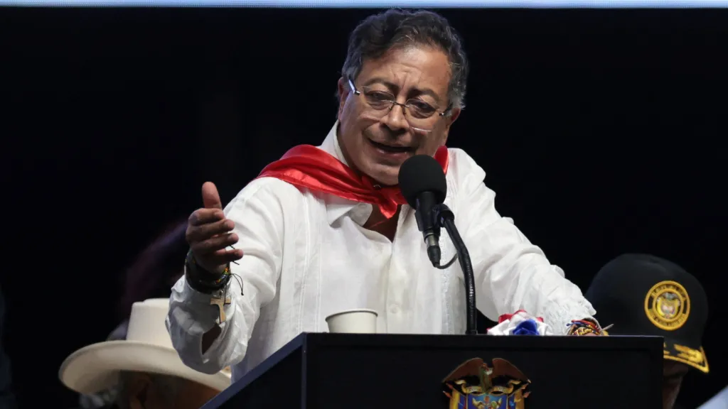 Kolumbijský prezident Gustavo Petro