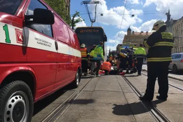 Tramvaj srazila na I. P. Pavlova dva chodce. Oba zemřeli