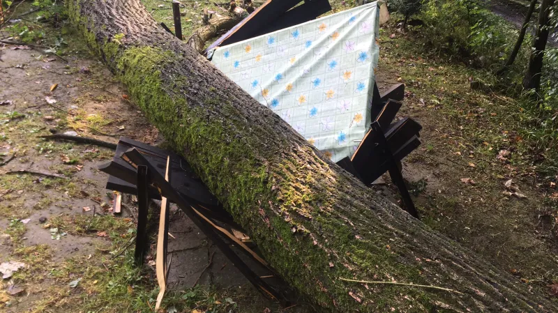 Zásah hasičů v Bílovci