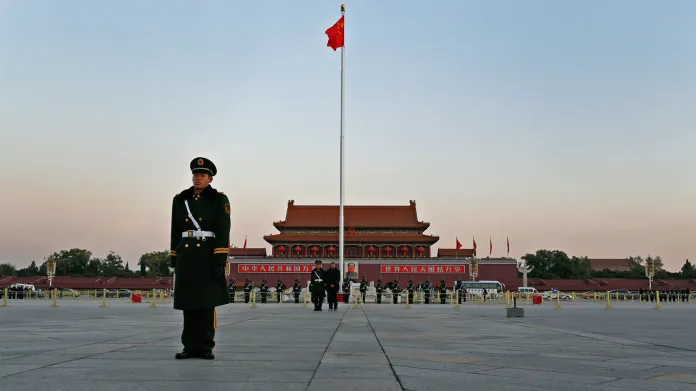 Sjezd čínských komunistů provázejí přísná bezpečnostní opatření
