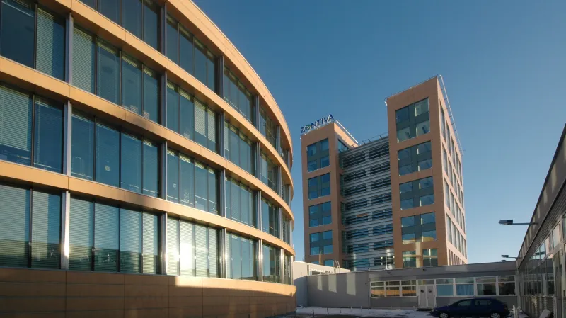 Budovy firmy Zentiva