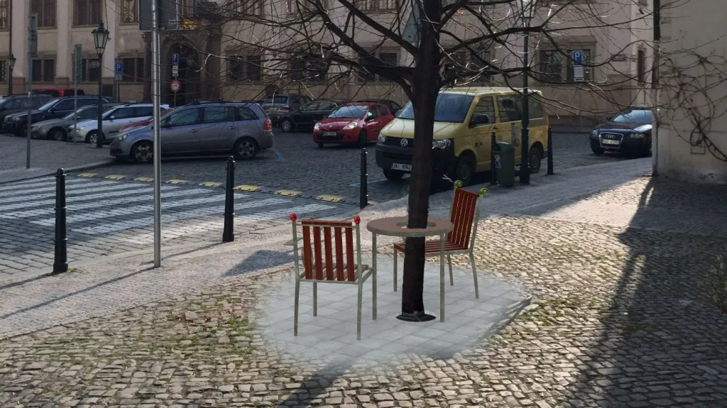 Vizualizace památníku Václava Havla