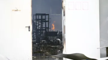 Požár ubytovny v Düsseldorfu