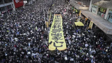 Demonstrace v Hongkongu je tentokrát povolená