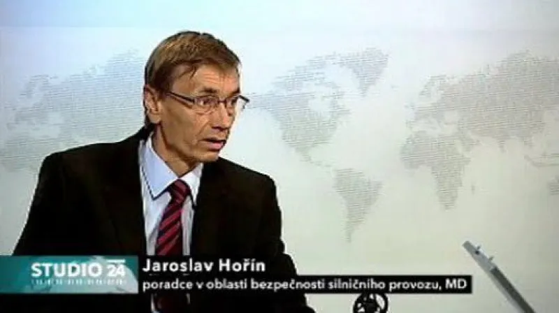 Studio ČT24 k srpnovým statistikám nehodovosti