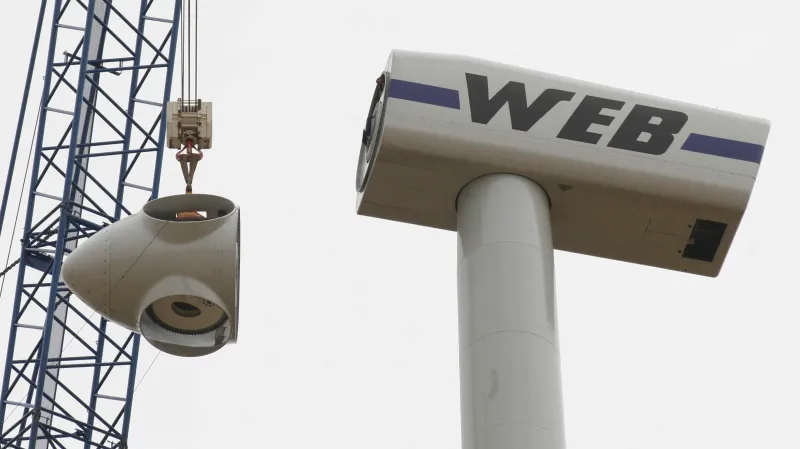 Elektrárna v Banticích byla dostavěna v roce 2008