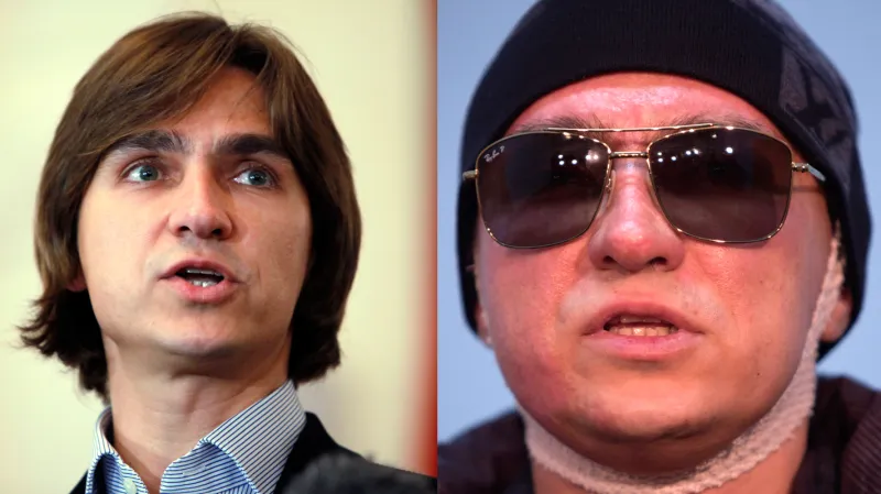 Sergej Filin před útokem a po opuštění nemocnice