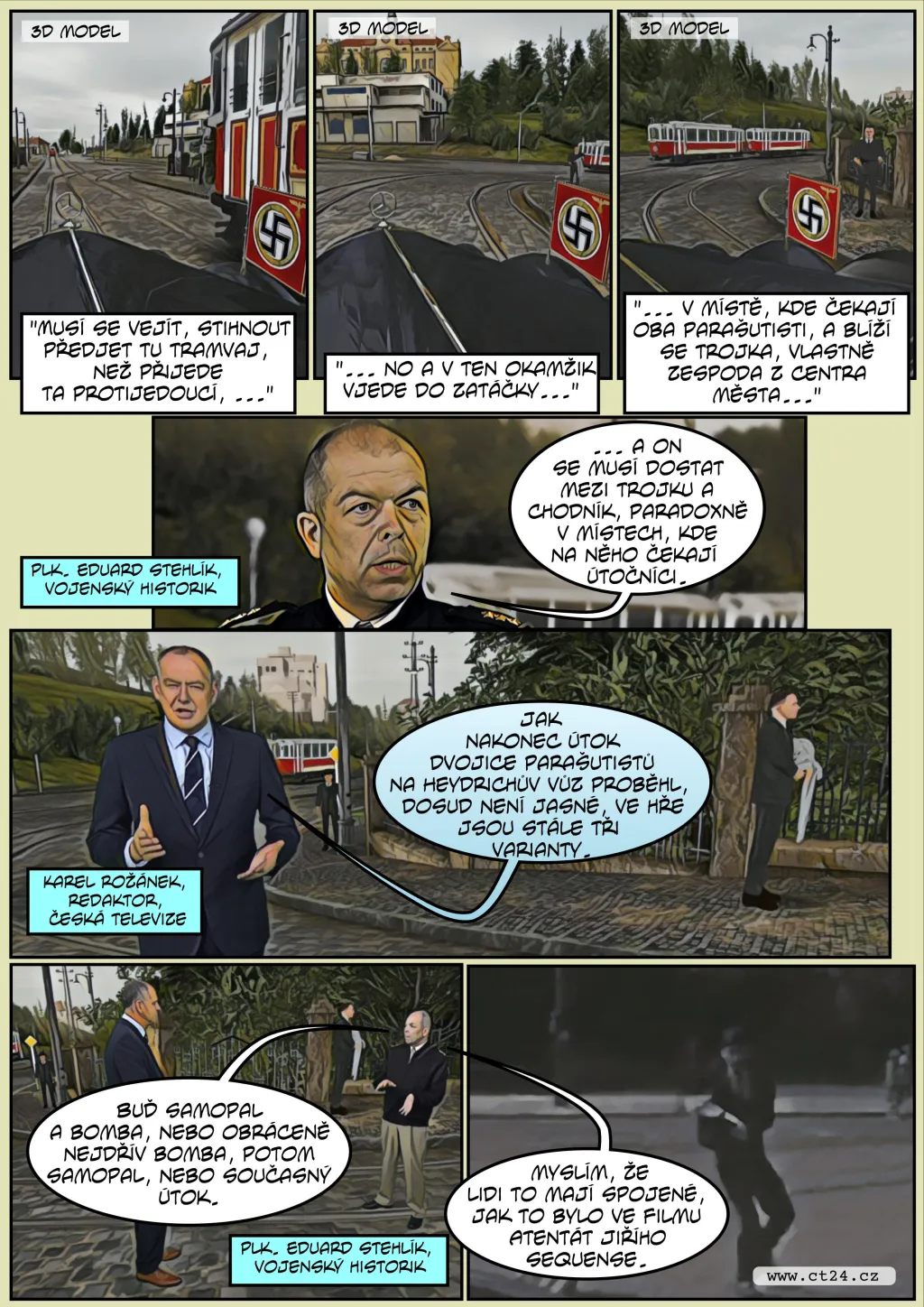 Komiks: Výročí atentátu na Heydricha