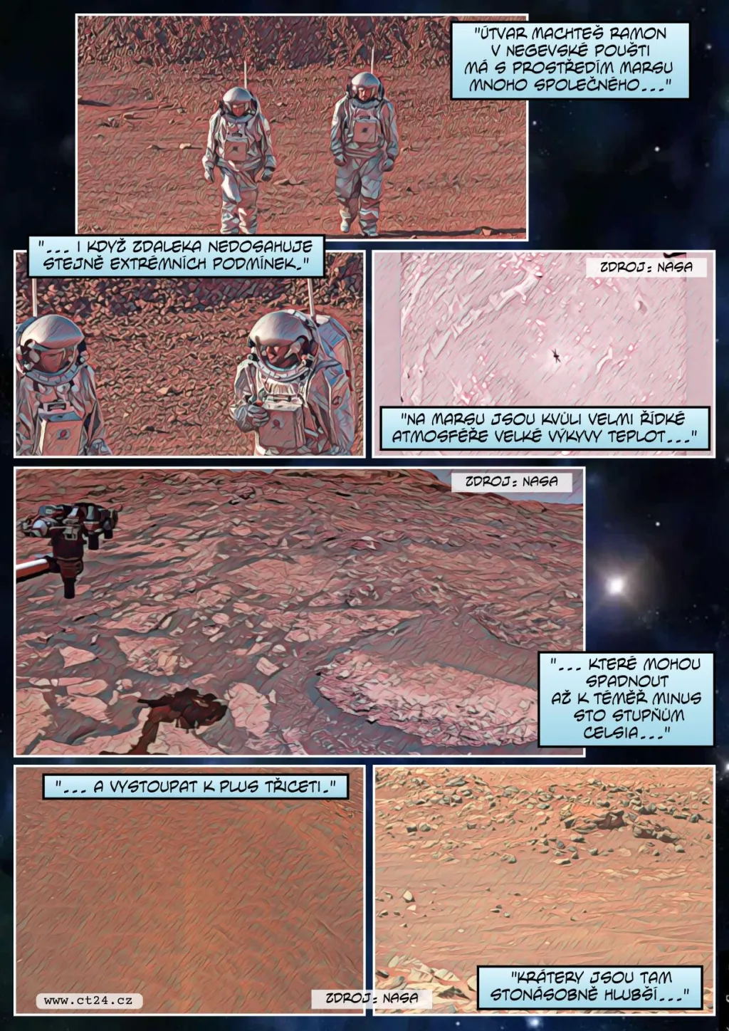 Trénink pobytu na Marsu v poušti