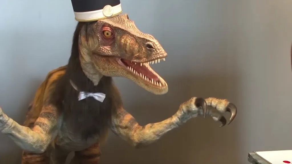 Robotičtí dinosauři už v Japonsku fungují jako recepční