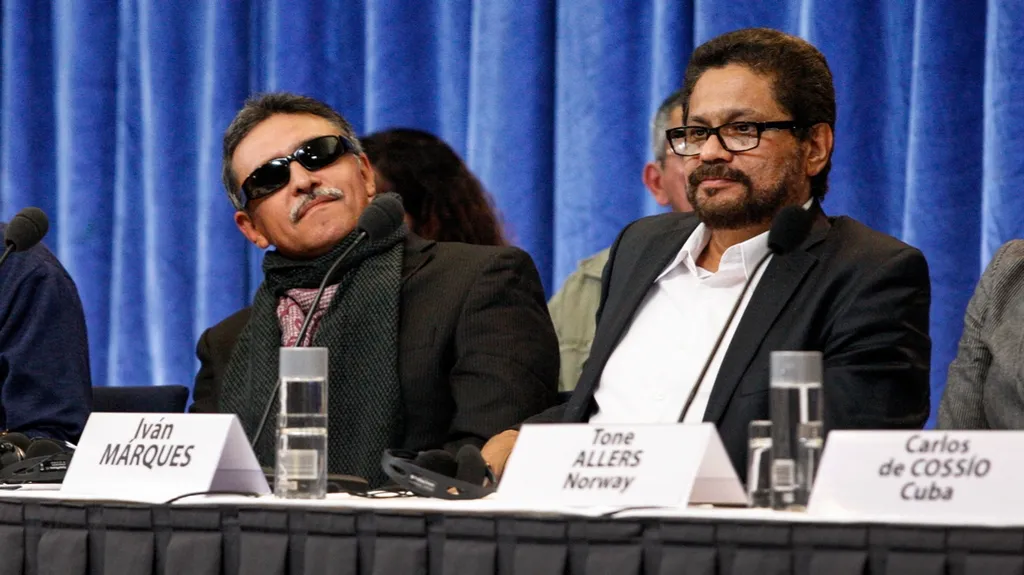 Zástupci FARC na mírovém jednání v Norsku