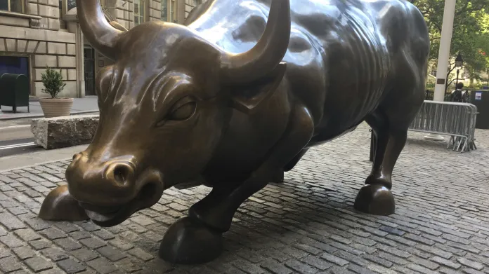 Ikonický býk z newyorské Wall Street