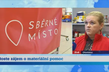 Na Olomoucku přibývá rodin v nouzi. Charita místo přidělování balíčků otevřela „obchůdek“
