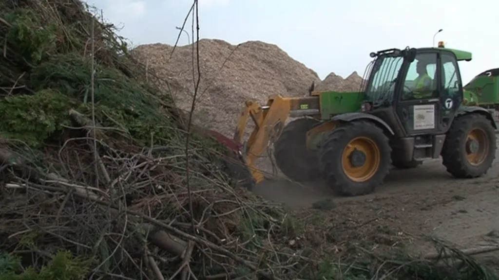 Tady končí především odpad z údržby městské zeleně
