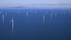 Pobřežní větrná farma u Anglie