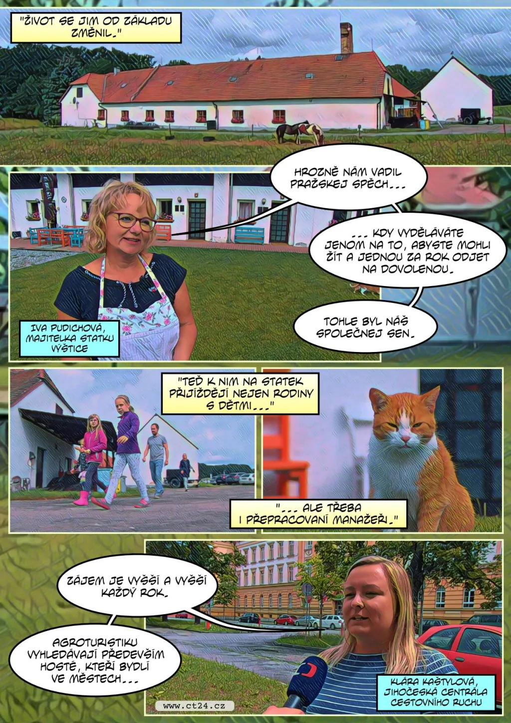 V Česku roste obliba agroturistiky