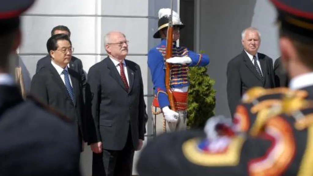 Chu Ťin-tchao a Ivan Gašparovič