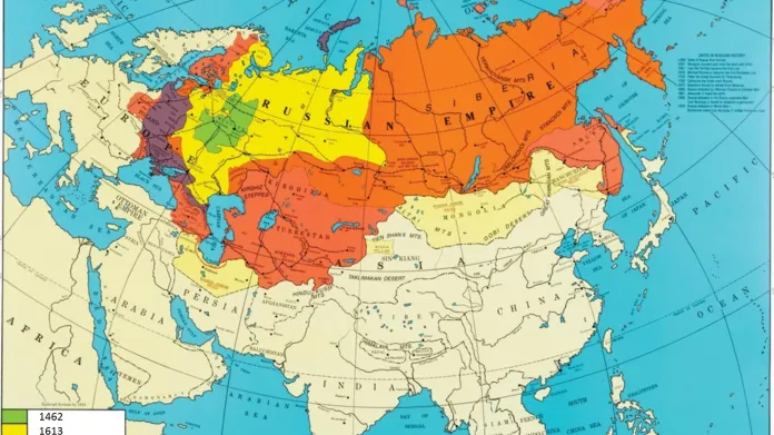 Územní rozvoj ruského státu v letech 1462 až 1914