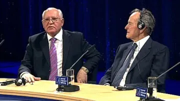 Michail Gorbačov s Georgem Bushem