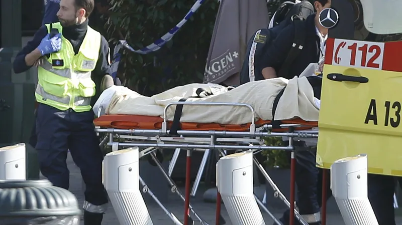 Policejní zásah v Bruselu