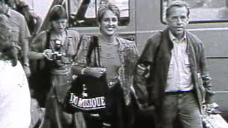 Václav Havel s Joan Baezovou v roce 1989