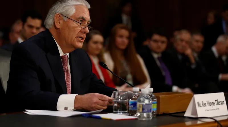 Rex Tillerson v Senátu