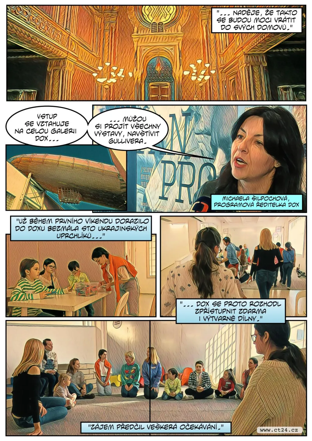 Kulturní instituce se otevírají uprchlíkům. Chtějí jim pomoci překonat traumata z války