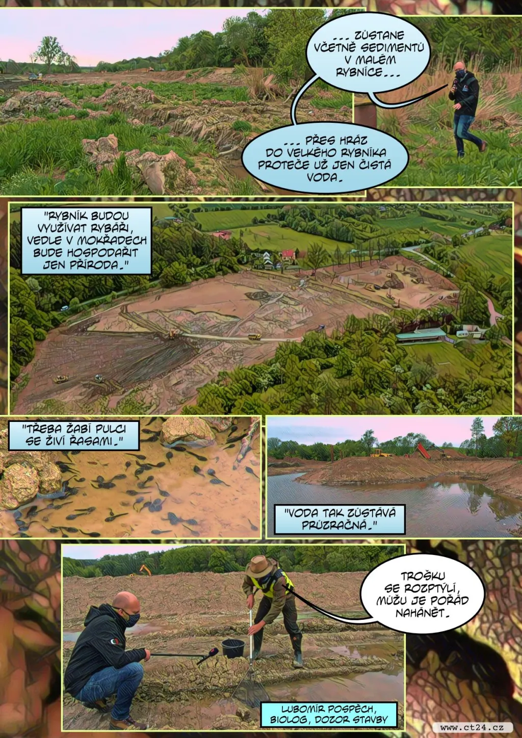 Do České krajiny se vracejí mokřady