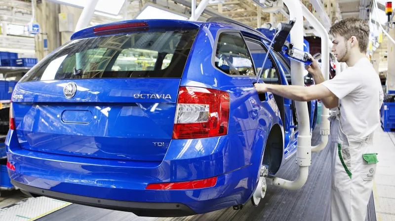 Největšího tuzemského exportéra, mladoboleslavskou automobilku Škoda Auto, vlastní německý koncern Volkswagen