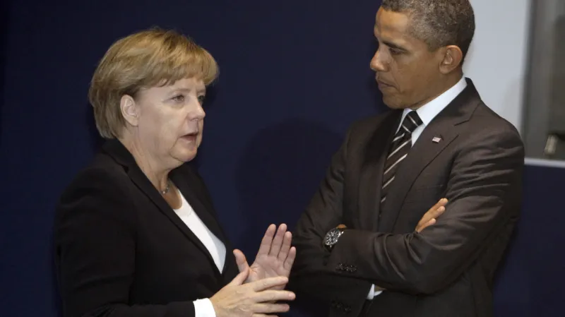 Angela Merkelová a Barack Obama