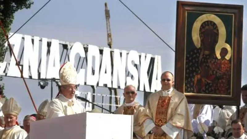 Mše k výročí založení odborového hnutí Solidarita