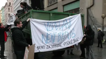 Studenti v Brně se chystají na 2. protestní pochod