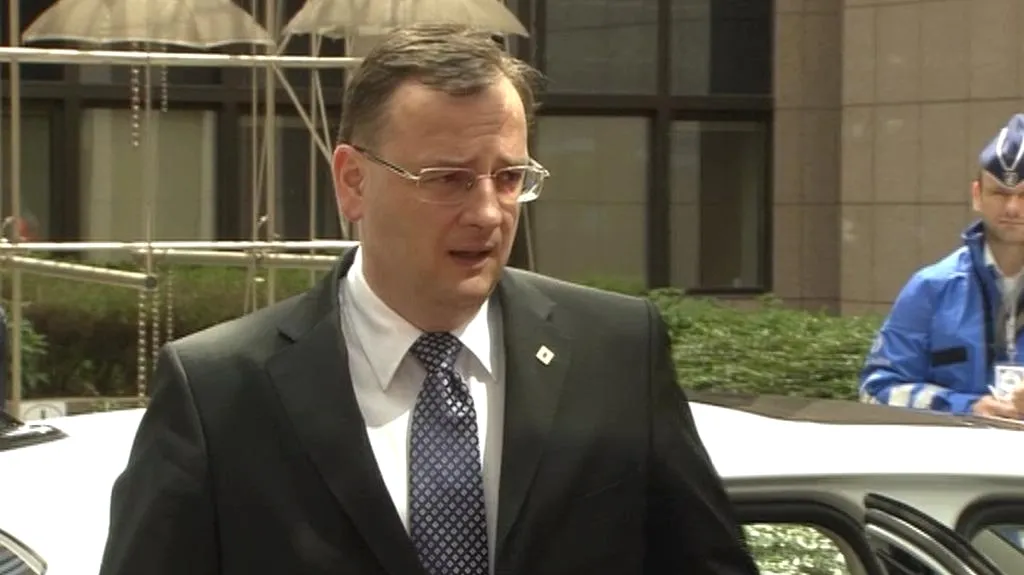 Petr Nečas na svém posledním summitu EU