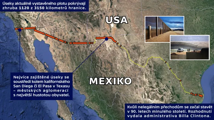 Zábrany na hranicích Mexiko – USA