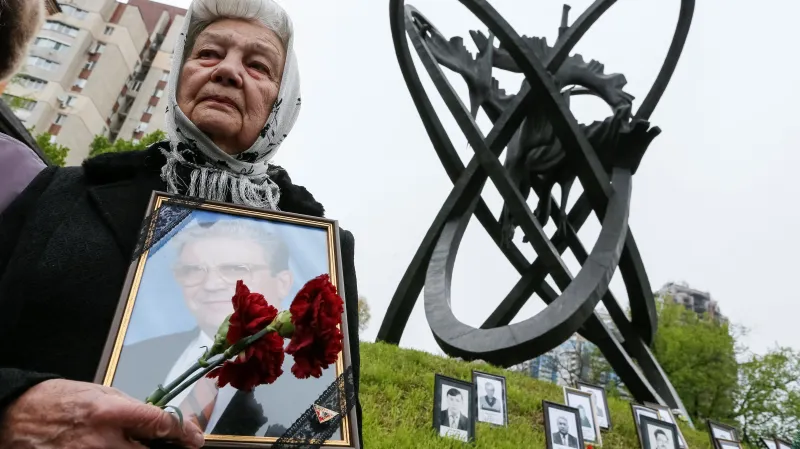 30 let od Černobylu - vzpomínková akce v Kyjevě