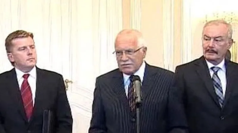 Brífink po jednání na Hradě