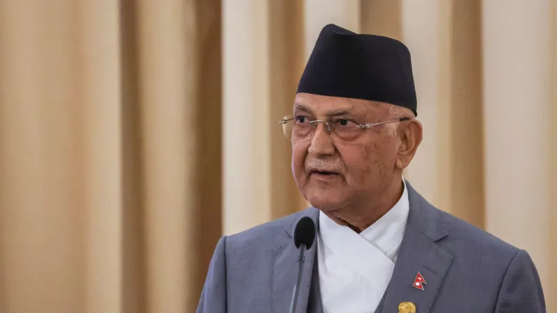 Nepálský premiér Khadka Prasád Oli