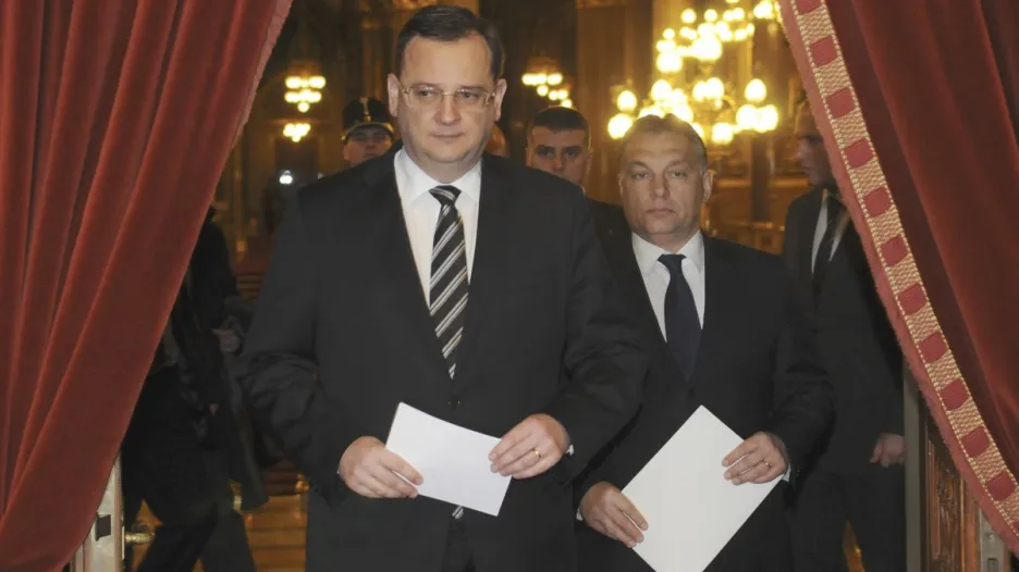 Nečas a Orbán