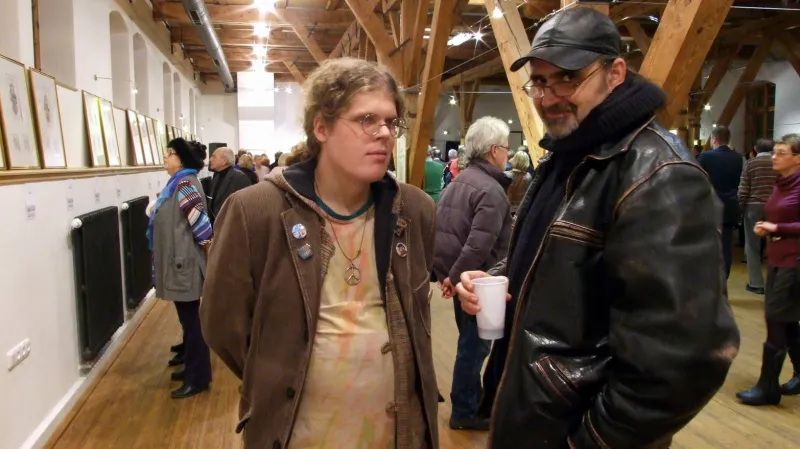 Z výstavy prací Františka Doubka v Písku