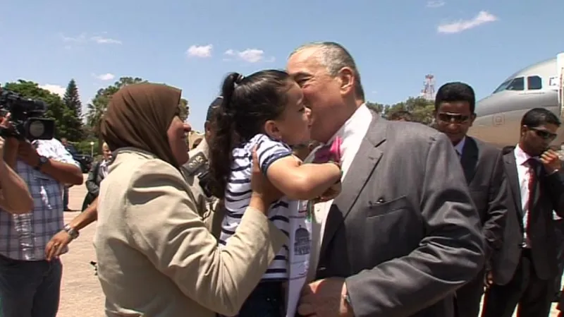 Ministr zahraničí Karel Schwarzenberg na návštěvě v Lybii