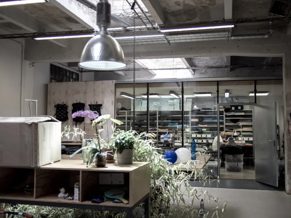 Interiér industriální stavby Braasi Industry v Holešovicích