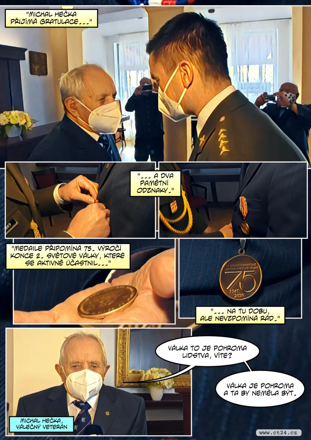 Veterán oslavil 96. narozeniny