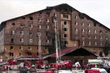 Požár hotelu v tureckých horách má více než sedmdesát obětí