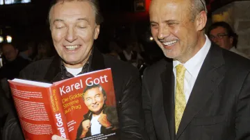 Karel Gott s Michalem Horáčkem