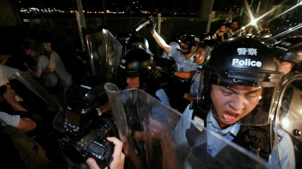 Protesty v Hongkongu