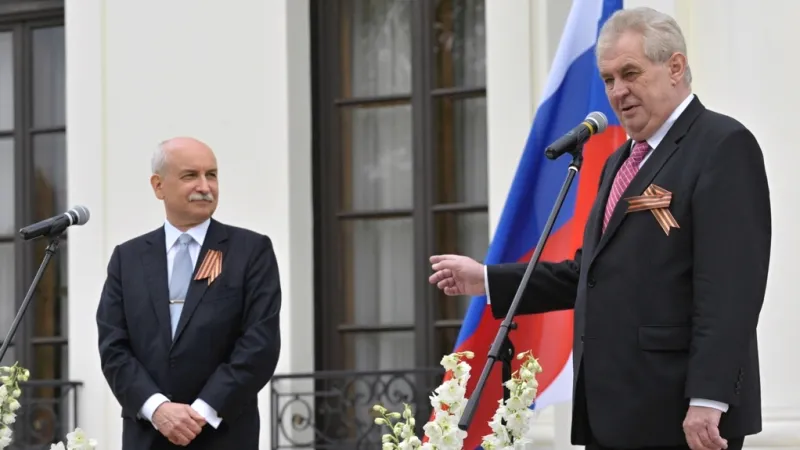 Recepce na ruském velvyslanectví