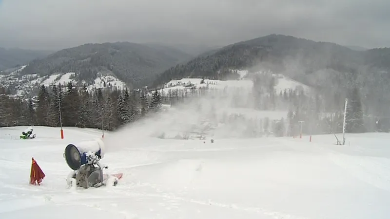 Zasněžování sjezdovek