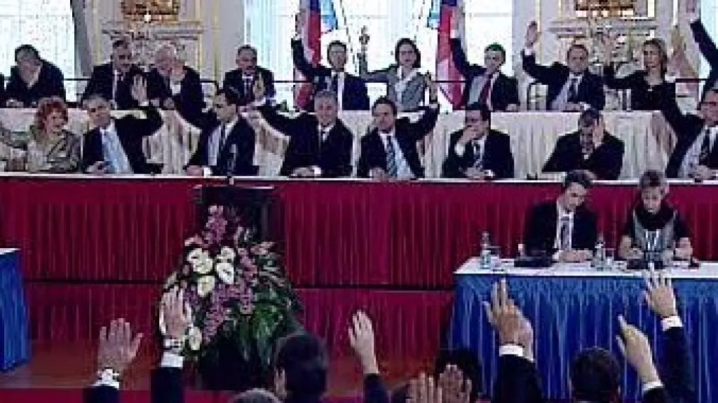 Hlasování před volbou prezidenta