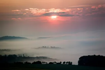 Nedělní ráno bylo nejchladnější v letošním létě
